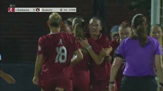 Alabama Soccer Defeats Auburn 1-0 in SEC Opener | Full Game Highlights