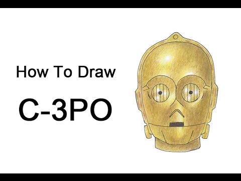 Featured image of post Head C3Po Drawing These files will be released for free to everyone around feb 31st 2018