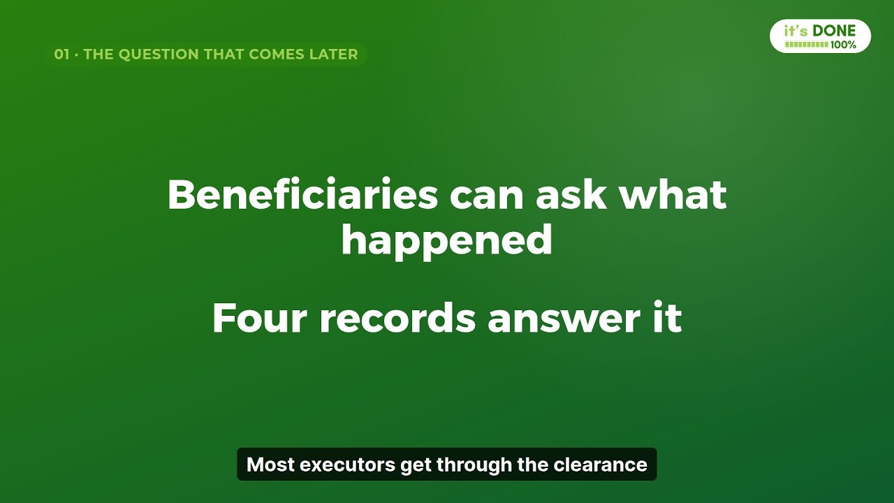 4 Records That Protect Executors Clearing an Estate in Victoria