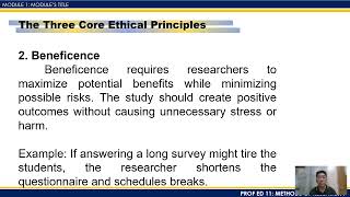 Module 2 FOUNDATIONS OF EDUCATIONAL RESEARCH & ETHICAL CONDUCT
