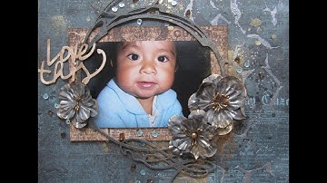 Mixed Media Layout for Riddersholm Design