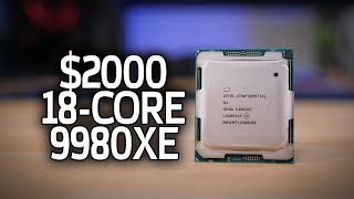 Diplomatie genie Monumentaal Day One With the $2000 18-Core i9 9980XE - YouTube