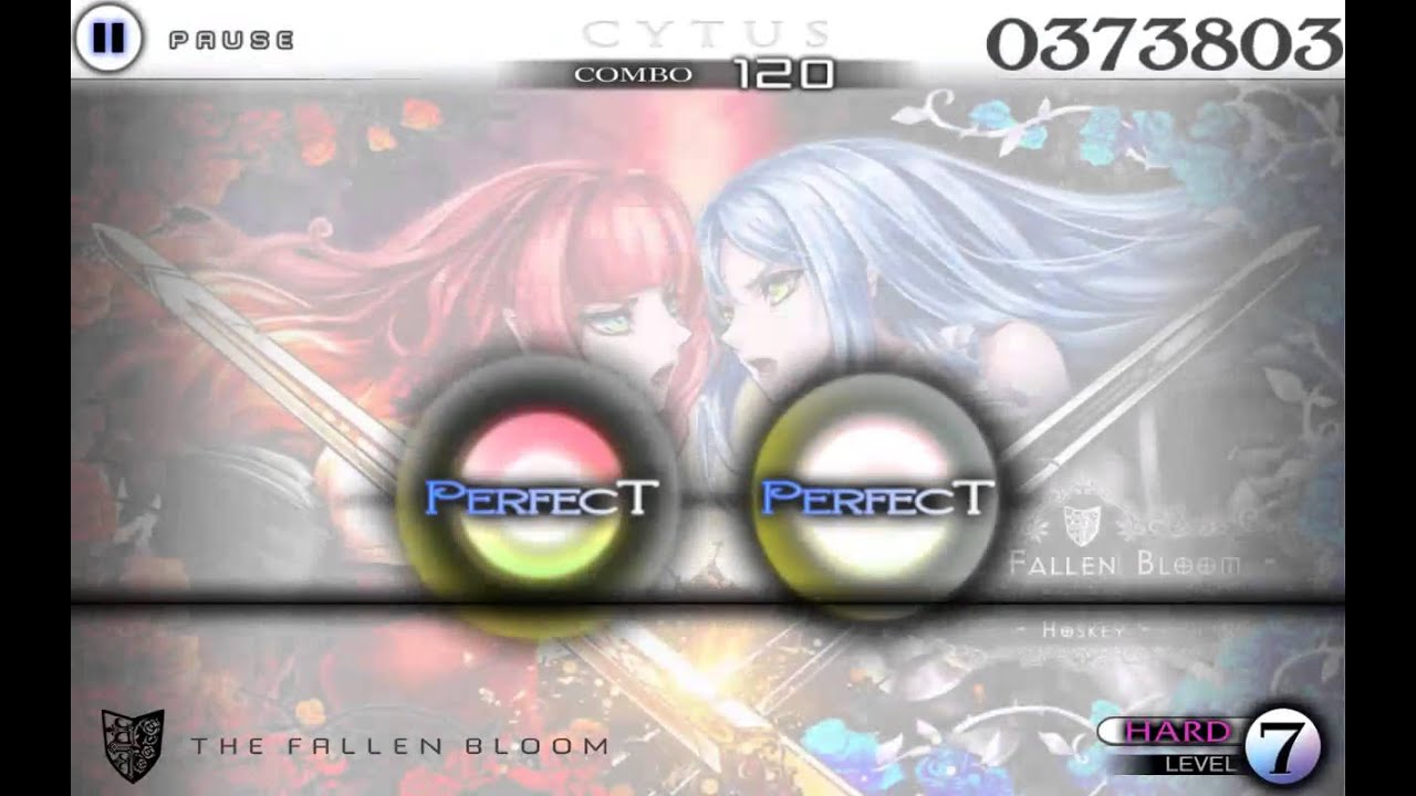 [Cytus] Cytus Gameplay - The Fallen Bloom(Hard) - 879512 - YouTube