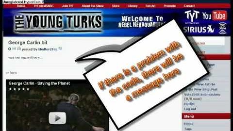 TYT - Embed a video in your forum post