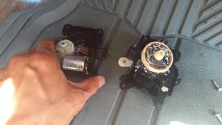 2006 Sienna - how to repair or replace a clicking temperature mode door actuator