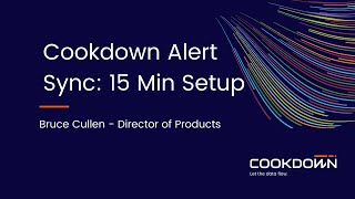 Cookdown Alert Sync: Get setup in 15 Min Setup