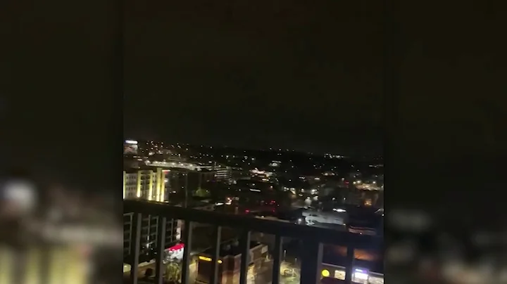Nashville woman records tornado video from 12th fl...