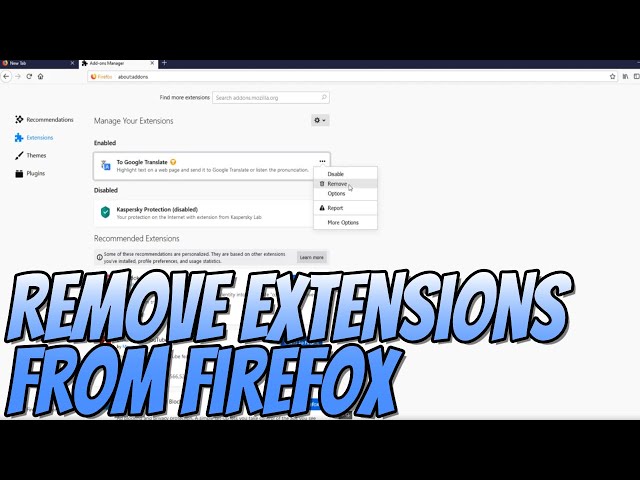 Disable or Remove “Extensions” Button from Firefox Toolbar [UPDATED] – AskVG