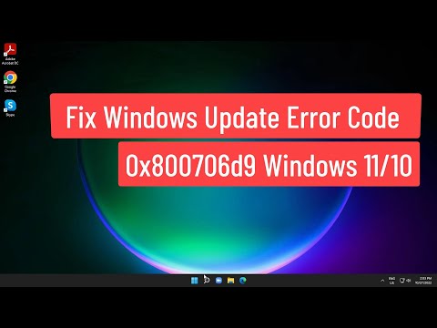 Fix Windows Update Error Code 0x800706d9 Windows 11/10
