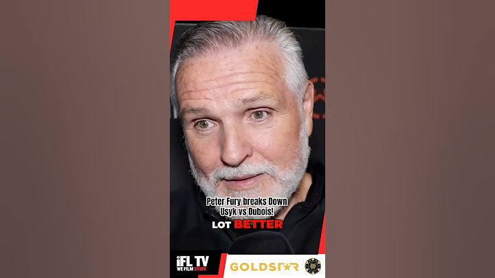 Peter Fury breaks down Usyk vs Dubois! 🥊