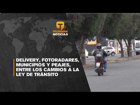 Delivery, fotoradares, municipios y peajes, entre los cambios a la ley de tránsito