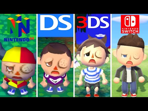 Evolution of Getting Stung in Animal Crossing (2001-2020)