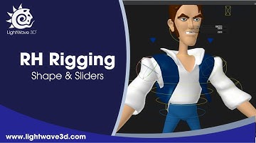 Lightwave 3D RH Rigging Shapes & Sliders