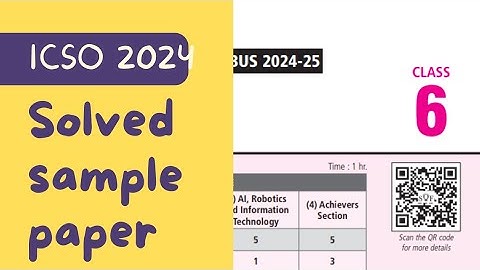 class 6 ICSO sample paper 2024/ class 6 computer science Olympiad sample paper 2024/icso class6 2024