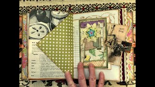 Stash Buster Junk Journal No 4 Flip-through MUSIC ONLY! Cynthia St Anne Recollect and Ramble