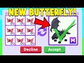 I traded 9 *NEW* Butterfly in Adopt Me! (RICH TRADES)