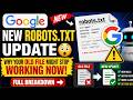 Google’s New Robots txt Update 😳 Why Your Old File Might Stop Working Now FullBreakdown #seo #update