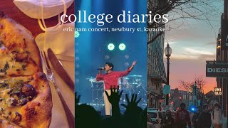 college diaries | ERIC NAM CONCERT, karaoke, weekend @harvard