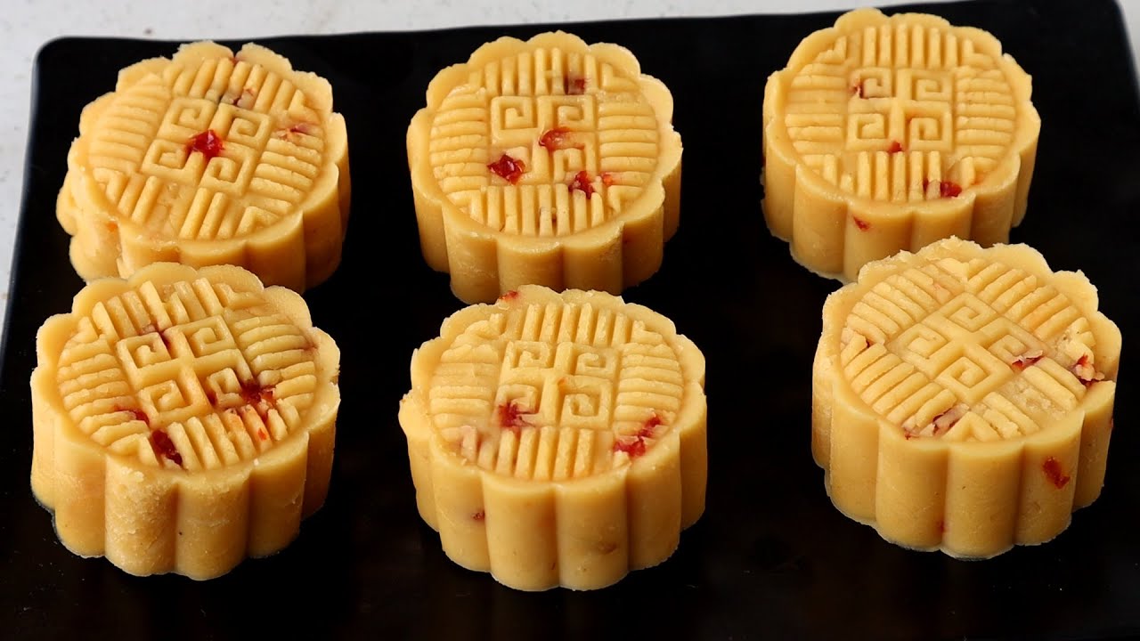 蔓越莓绿豆糕做法，清凉解暑又好吃，夏天可以多吃绿豆食品 （美味小舍）Mung bean cake practice