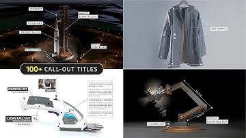 Call Out Titles Tracking Pack - After Effects Template