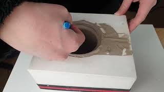 Slip casting the ceramic mug -  CRMXmug