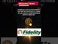 Fidelity says "Bitcoin's potential as a store of value sets it apart from other cryptocurrencies."