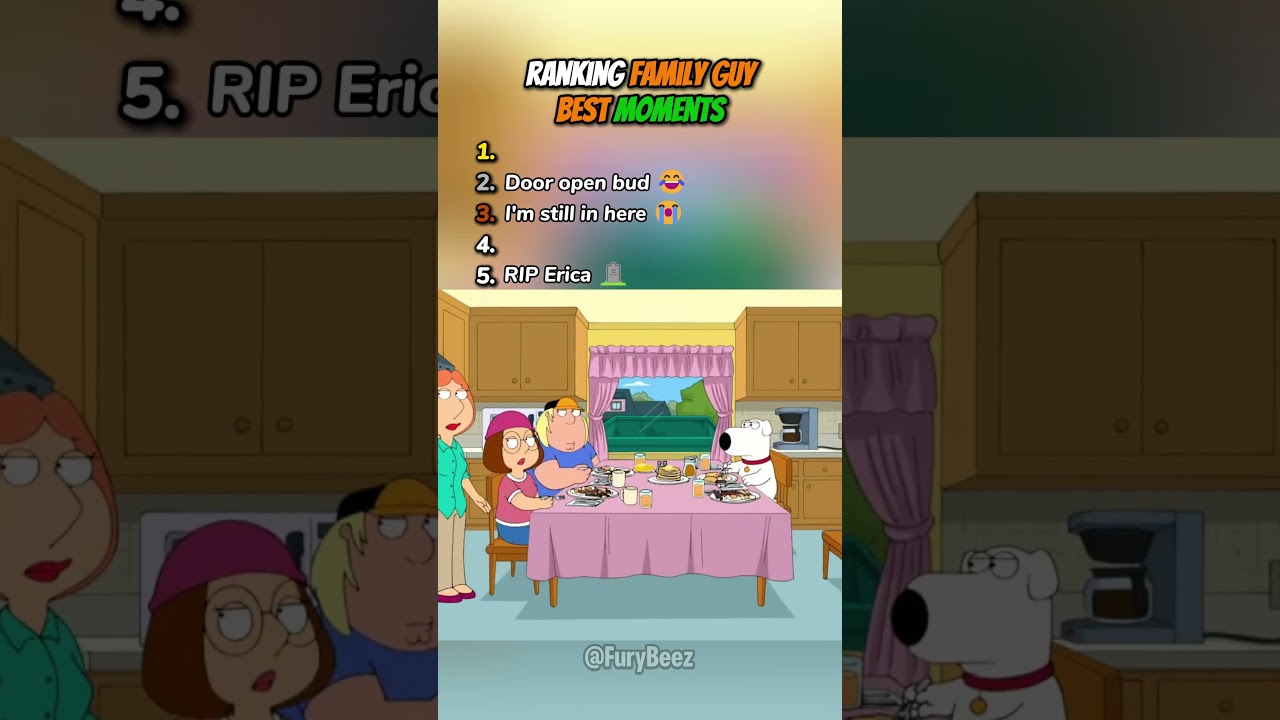 Ranking Family Guy Best Moments