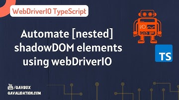 Handle nested [nested] shadowDOM elements using WebdriverIO