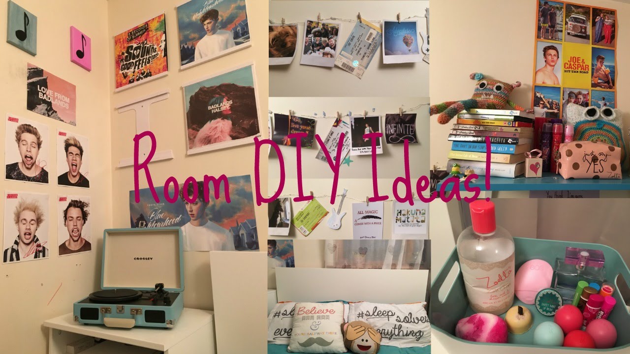 Room Tour and DIY Ideas ft. Halsey and 5SOS - YouTube