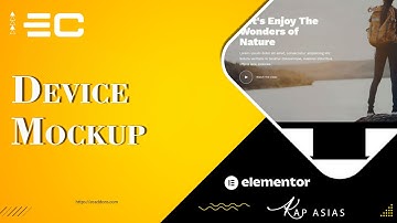 How To Create Device Mockups design in Elementor