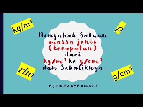 Video: Cara Menukar Dari Kg Ke M