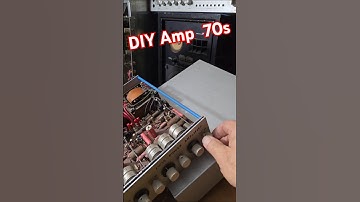 DIY Amp 70s Vintage Toggle Switch - TESLA parts inside - PSEUDO QUADRO TRANSIWATT TW 30 Amplifier