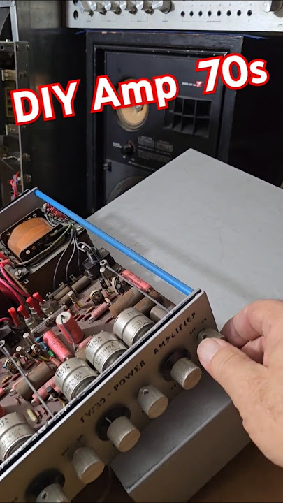 DIY Amp 70s Vintage Toggle Switch - TESLA parts inside - PSEUDO QUADRO TRANSIWATT TW 30 Amplifier