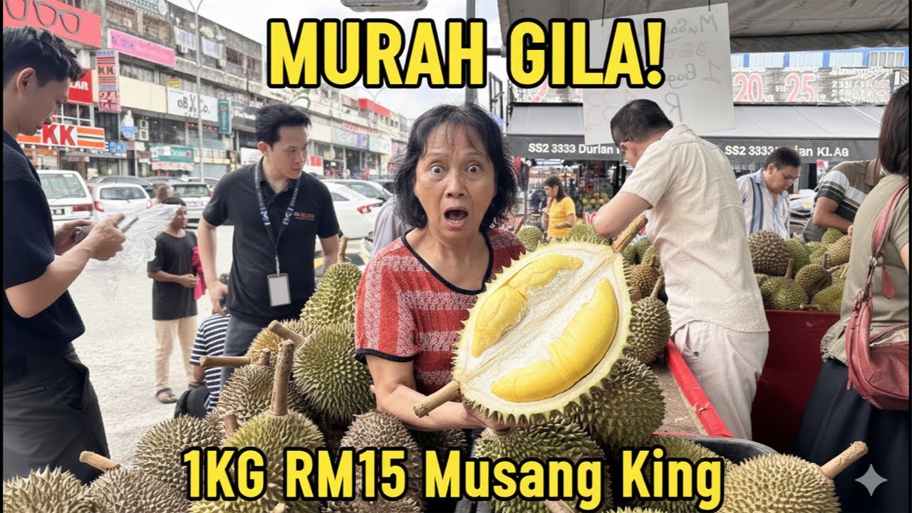 Durian MUSANG KING 1kg Rm15