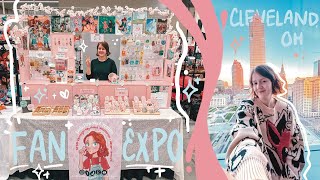 My Second Year at ✨FAN EXPO CLEVELAND✨ Artist Alley Vlog & Con Prep!🌸JadeBrookeCreates🌸