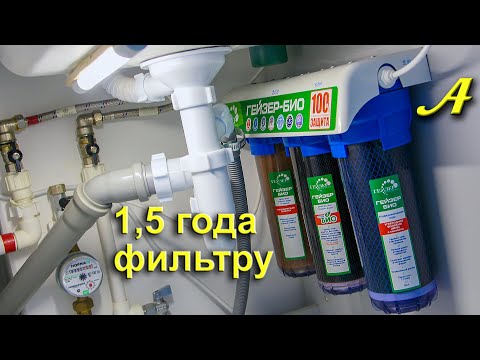 ФИЛЬТР ГЕЙЗЕР -1,5 года спустя. Пить или не пить?  Разбираю и удивляюсь !!!