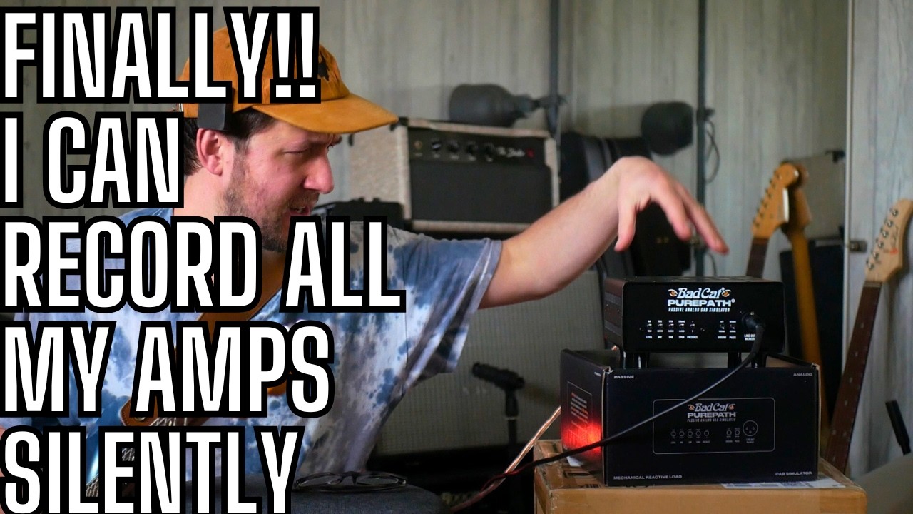 I Can FINALLY Record ALL MY AMPS Silently - Including My VINTAGE FENDER! Bad Cat Purepath DI