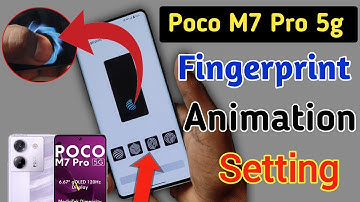 Poco M7 Pro 5g Fingerprint animation kaise lagaye / fingerprint animation setting in Poco M7 Pro 5g