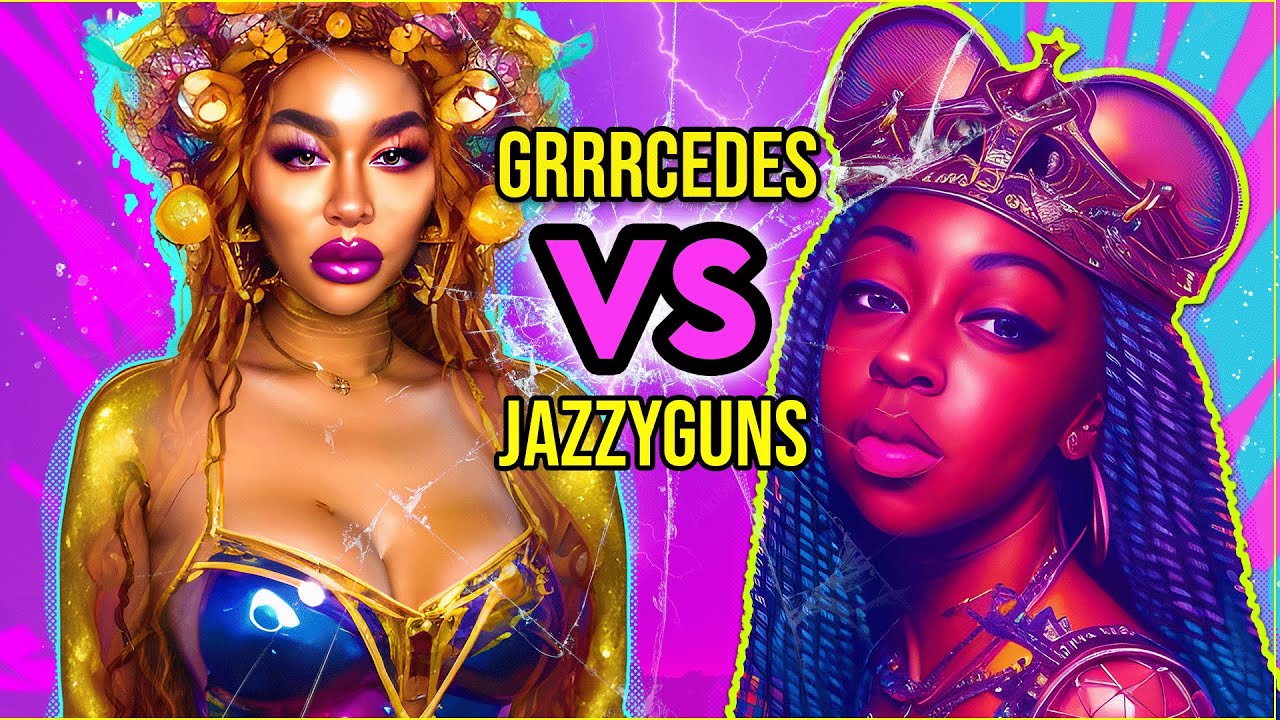 Clash of the Queens: Grrrcedes VS @JazzyGuns  - Gaming's Ultimate Showdown purr