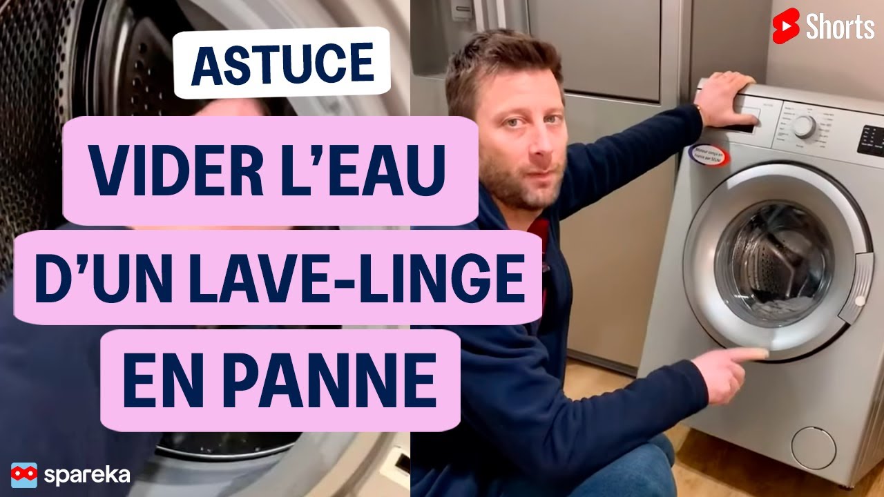 Comment vidanger un lave linge ? - Marie Claire