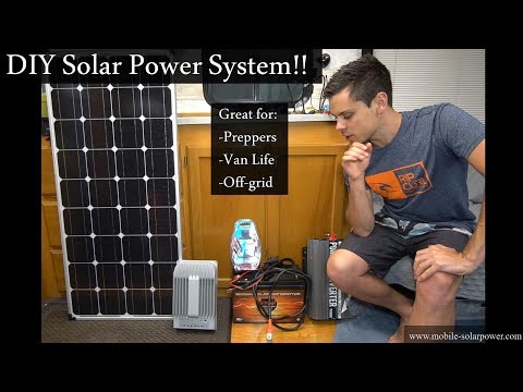no crimping required diy 400 watt solar power system great for preppers or vanlife