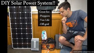 No Crimping Required! DIY 400 watt Solar Power System Great for Preppers or #Vanlife