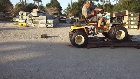 Building a 1650 Cub Cadet 4 wheel drive part 35