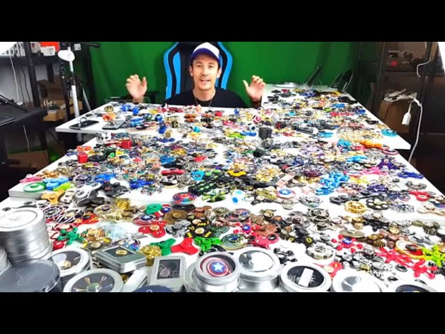 OVER 1000 Fidget Hand Spinners ($15,000+) Entire Collection! YouTube