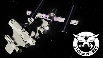 Stormworks Trans Lunar Injection, and Orbital Rendezvous Demonstration.