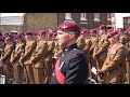 23 Parachute Engineer Regiment: Woodbridge Freedom of the Town Parade.