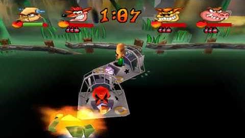 Crash Bash Walkthrough: Part 39 - Swamp Fox