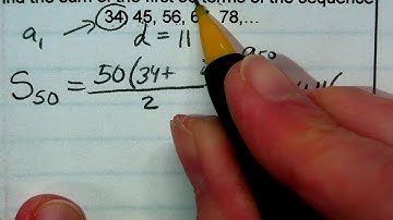 Arithmetic Series Part 2