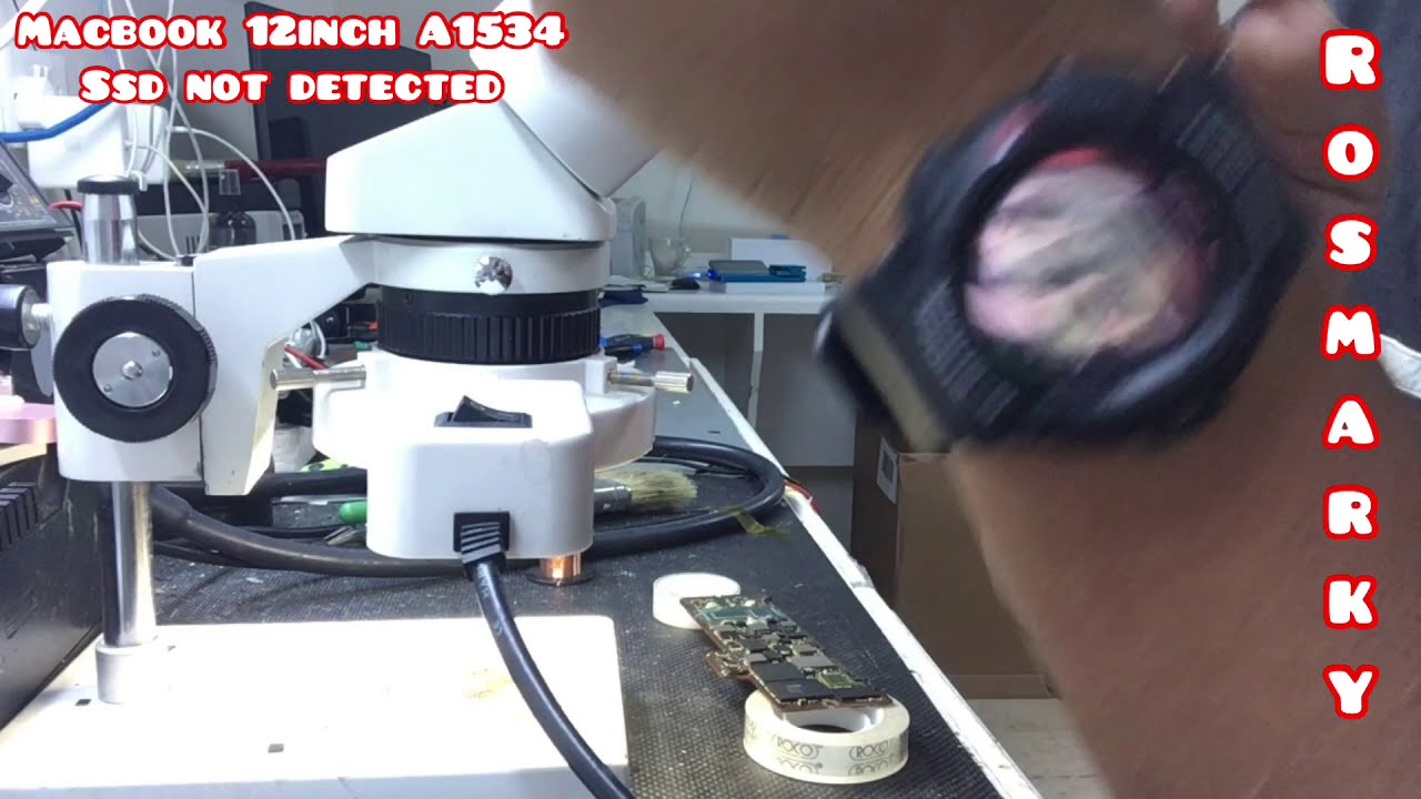How to fix Macbook 12inch A1534 that doesn't detect SSD. - YouTube