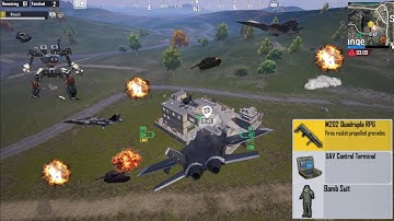 OMG 😱 Fighter Jet & M202 Destroyed Robots Helicopter Tank 🤯 PUBG Mobile Payload 3.0
